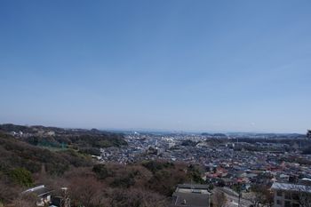 横浜金沢区にある「金沢動物園」からの景色