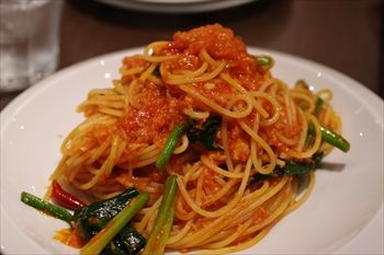 横浜センター南にあるイタリアン「クッチーナ ピノッキオ」のパスタ