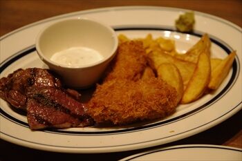 新横浜にあるステーキ専門店「ゴッチーズビーフ」のステーキ