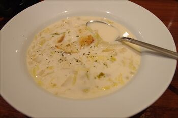 そごう横浜店にある洋食屋「ビストロ石川亭」のスープ