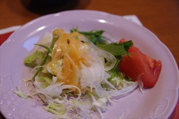横浜センター南の「ブロンコビリー」のサラダ