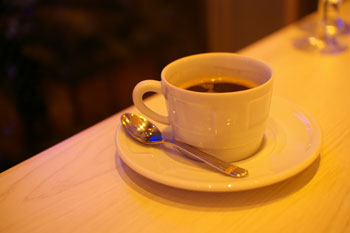 横浜みなとみらい「ブラッセリーハタ」のコーヒー