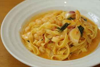 新横浜にあるイタリアン「アマルフィイ ノッベロ」のパスタ