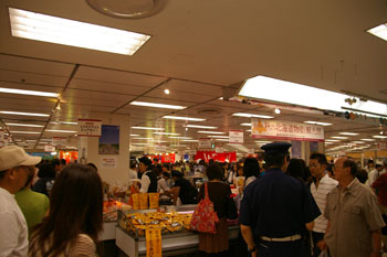 そごう横浜店の北海道物産展の会場