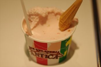 横浜センター北の「アンティカジェラテリアバール」のアイス