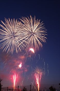 新横浜花火大会の花火
