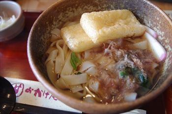 横浜みなとみらいにある「おかげ庵」のきしめん