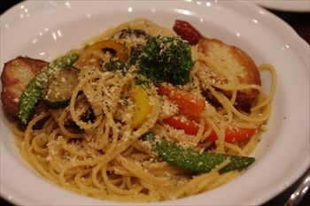 横浜石川町にあるイタリアンダイニング「オイノス」のパスタ