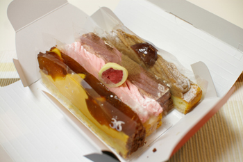 トレッサ横浜のスティックケーキ専門店「36 STICKS」のケーキ