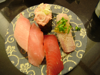 まぐろ5点盛り