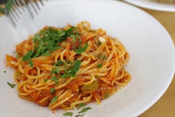 箱根の芦ノ湖湖畔にあるイタリアン「ラ・テラッツァ」のパスタ
