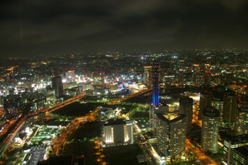 横浜ランドマークタワー「スカイガーデン」からの夜景