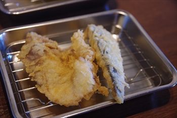 センター南にある天ぷら専門店「たかお」の天ぷら