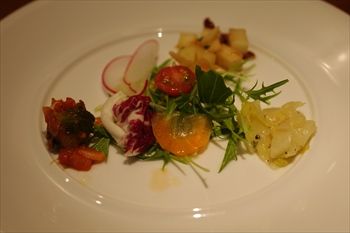 伊勢原にあるイタリアン「リストランテ アルベロベッロ」の前菜