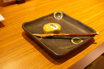 横浜ランドマークの和カフェ「緑茶+話」のスイーツ