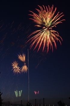新横浜花火大会の花火