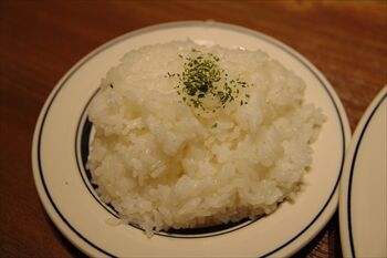 新横浜にあるステーキ専門店「ゴッチーズビーフ」のライス