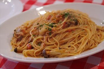 横浜妙蓮寺にあるイタリアン「レストラン ブー」のパスタ