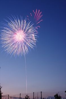 新横浜花火大会の花火