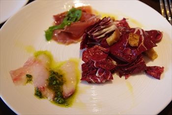 横浜みなとみらいにあるイタリアン「A16」の前菜