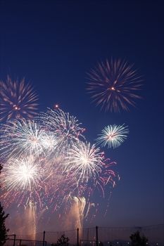 新横浜花火大会の花火