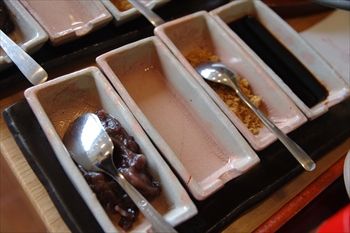 横浜みなとみらいにある「おかげ庵」のだんご