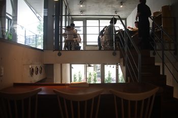 横浜元町・中華街にある「パンケーキ・リストランテ」の店内
