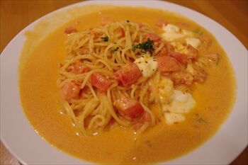 横浜綱島にあるパスタのお店「いたり家」のパスタ