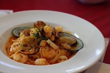 横浜市金沢区にあるレストラン「リューバンカフェ」のランチ