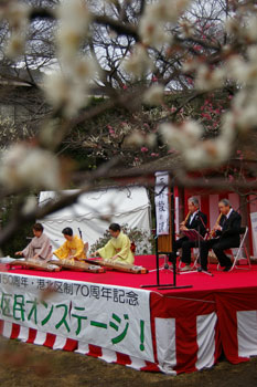 横浜大倉山の観梅会のイベント