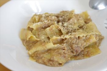 箱根の芦ノ湖湖畔にあるイタリアン「ラ・テラッツァ」のパスタ