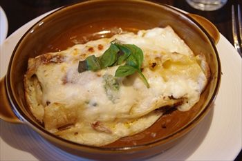 横浜みなとみらいにあるイタリアン「A16」のラザニア
