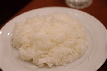 新横浜にある「ウォーターフォールカフェ」のライス