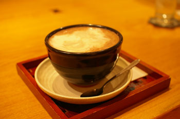 横浜センター北の「CAFE SALON SONJIN」のココア