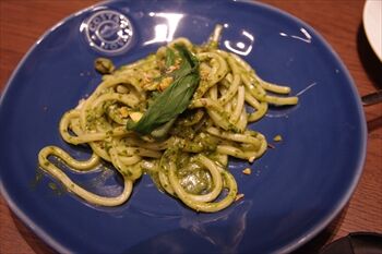 横浜みなとみらいにあるイタリアン「Trattoria Tabule」のパスタ