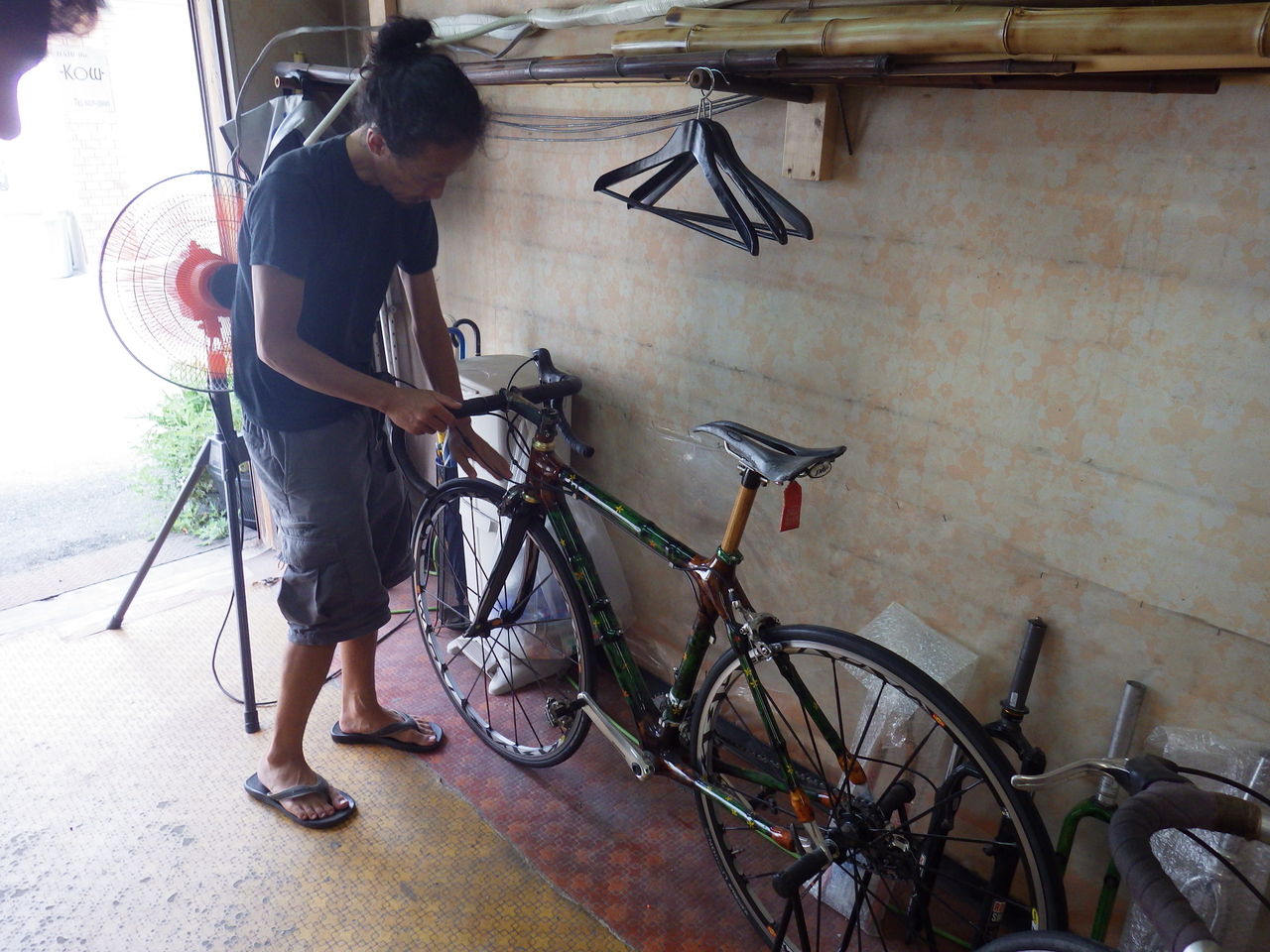 自転車 顔 文字