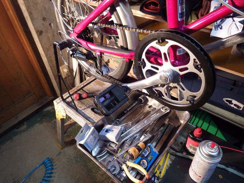 自転車チェーン 柔らかいオイルの掃除