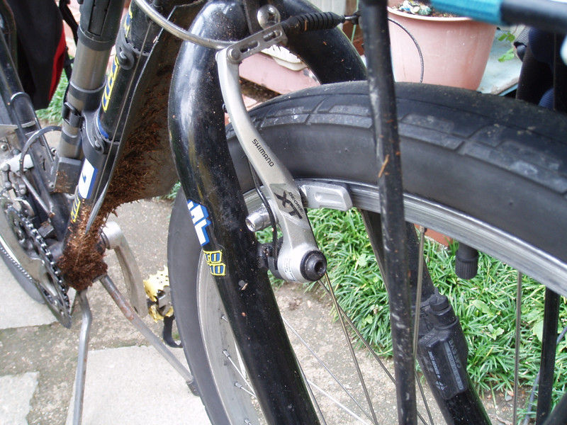 自転車のブレーキ音を消す 方法 後輪