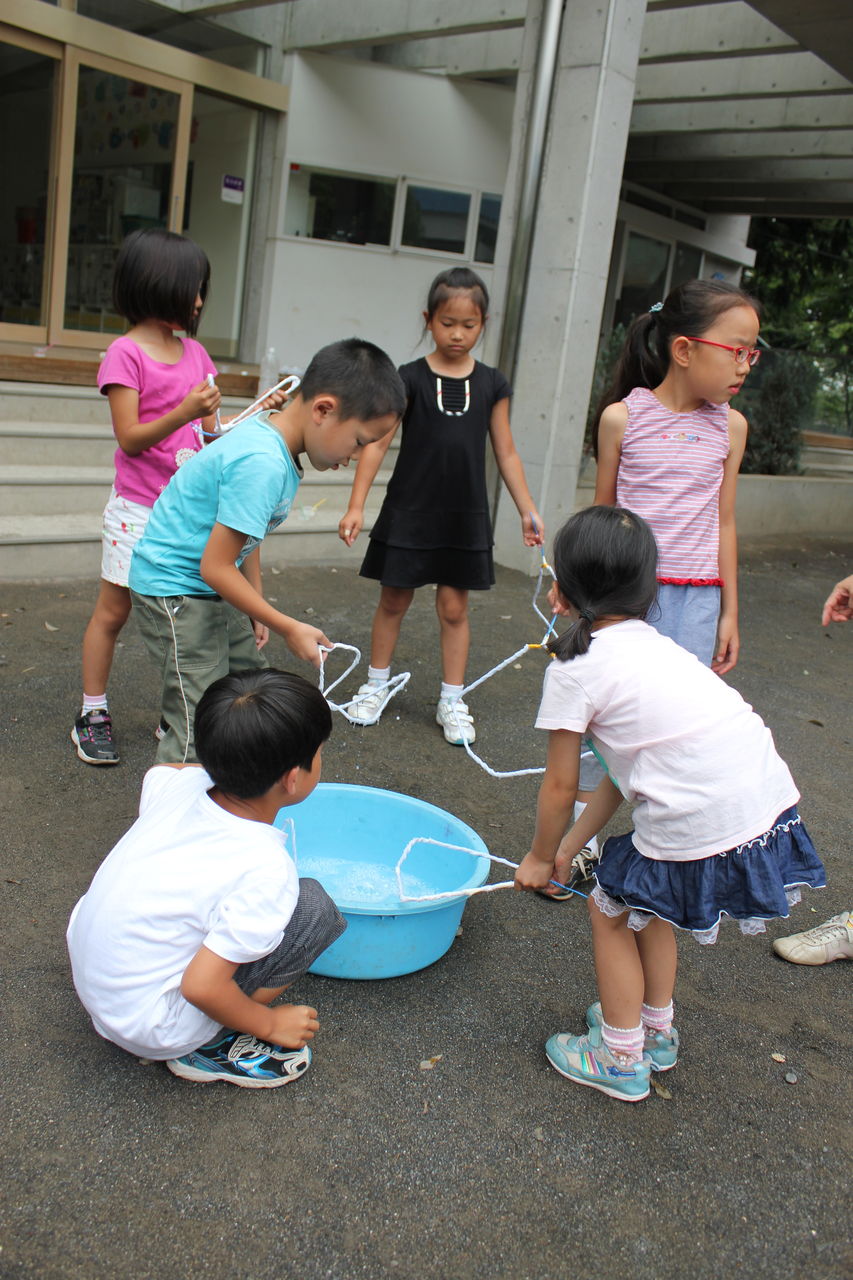 巨大シャボン玉 Afterschool Kugayama Kids