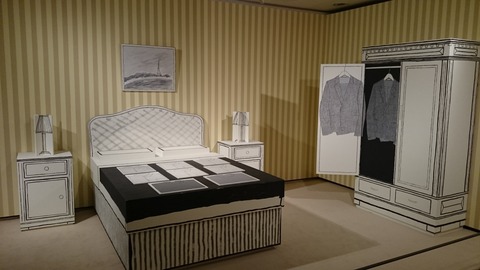 ポール・スミス展 上野の森美術館 ベッドルーム