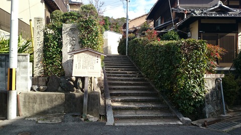 石峰寺 入口 階段 京都 若冲