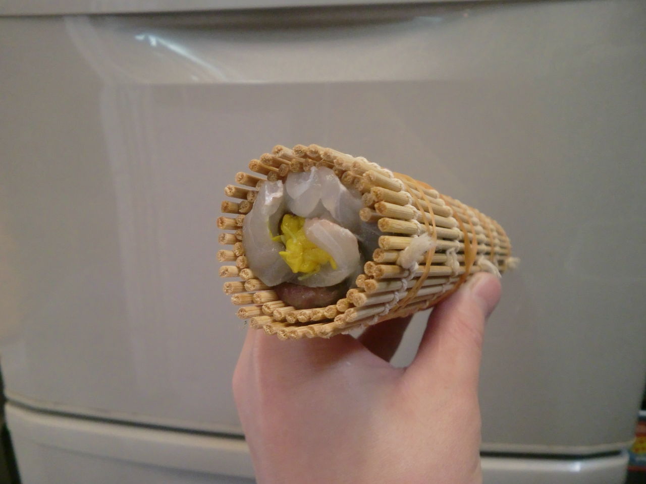 ヒラメと菊花の龍皮巻き りゅうひまき 銀座 喰い切り ひら山