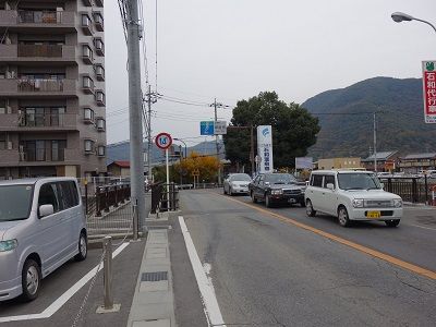 144　石和一里塚跡(甲運橋付近)