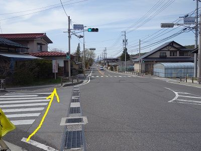 167 富士見パノラマリゾート入口交差点(直進)