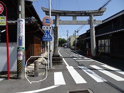 152 手力雄神社・鳥居