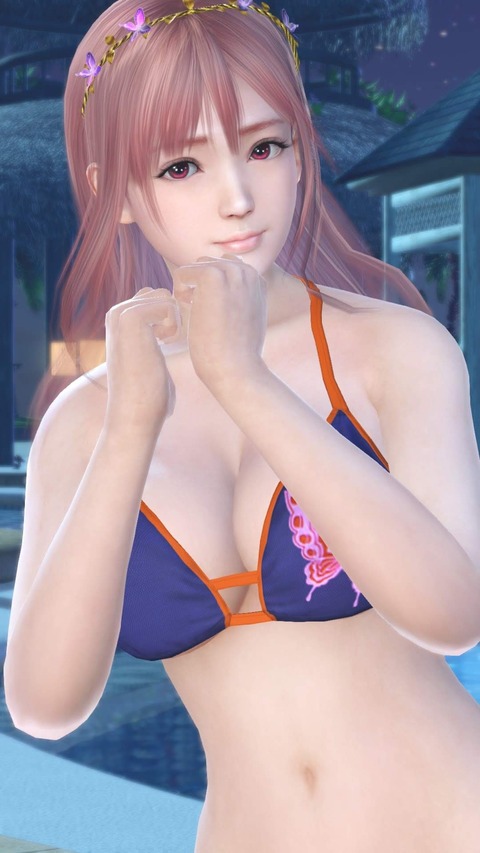 爆乳ほのか DOAXVV 立ち もじもじ