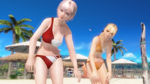 ふらふら ポーズDOAXVV マリー ルナ