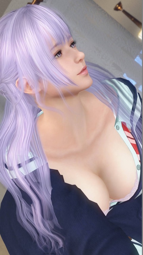 秋麗のスクールウェア SSR DOAXVV 着崩れ (1)