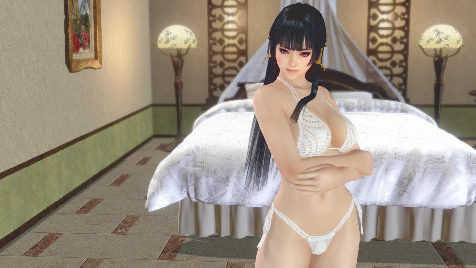 女天狗 doa エロ 白い水着が苦手！？お色気熟れボディの女天狗【DOA XVV】 : DOAX VV エロバレー ひたすら撮影画像