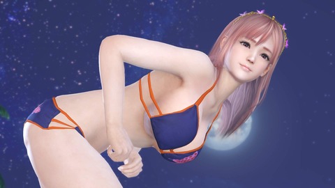 月より大きい巨乳 DOAXVV ほのか